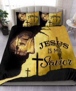 Jesus Is My Savior Quilt Bedding Set