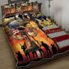 Home Of The Free Because Of The Brave US Veteran Quilt Bedding Set