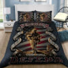 Home Of The Brave Soldier This We'll Defend Veteran Quilt Bedding Set