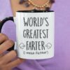 World's Greatest Farter I Mean Father Mug Personalized Gift For Dad
