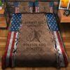 Against All Enemies US Space Force Veteran Quilt Bedding Set