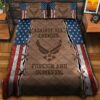 Against All Enemies US Air Force Veteran Quilt Bedding Set