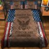 Against All Enemies US Navy Veteran Quilt Bedding Set