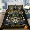 Land Of The Free Because Of The Brave Veteran Personalized Quilt Bedding Set