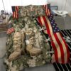 Gift For Army Veteran Day Quilt Bedding Set