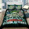 Strong And Brave Moving Ahead Veteran Quilt Bedding Set