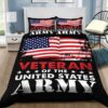 American Flag Awesome US Army Veteran Quilt Bedding Set