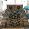 Personalized US 101st Airborne Military Veteran Quilt Bedding Set