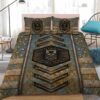 Personalized US Navy Military Veteran Quilt Bedding Set