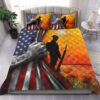 Let We Forget US Veteran Quilt Bedding Set