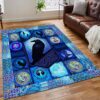 Personalized Tree Of Life Raven Area Rug