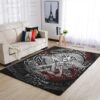 Personalized Viking Raven Area Rug