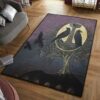 Personalized Tree of Life Odin's Raven Mjolnir Viking Area Rug