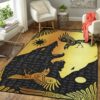 Wolf Odin Raven Futhark Rug