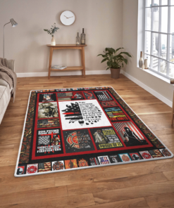 I Am The Storm Female Firefighter Rectangle Area Rug