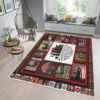 I Am The Storm Female Firefighter Rectangle Area Rug