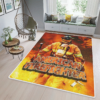 Personalized American Firefighter Area Rug