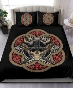 Viking Warrior Norsemen Quilt Bedding Set