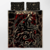 Fenrir With Chain Viking Quilt Bedding Set