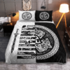 Wolf Symbol Of A Viking Quilt Bedding Set