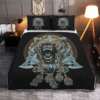 Wolf With Axe Viking Quilt Bedding Set