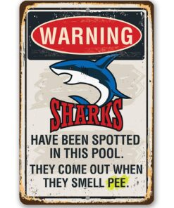 Funny Pool Rules Sign