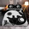 The Sons Of Fenrir Hati And Skoll Viking Quilt Bedding Set