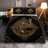 Hugin And Munin Odin's Ravens Yggdrasil Viking Quilt Bedding Set