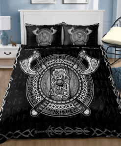 Fenrir Shield Viking Quilt Bedding Set