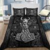 Odin Tattoo Viking Quilt Bedding Set