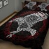 Viking Raven Of Odin Quilt Bedding Set