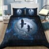 Black Crow Celtic Viking Quilt Bedding Set