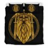 Odin Sword Raven Viking Quilt Bedding Set