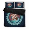 The Boat Viking Quilt Bedding Set