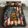 Bravery Honor Sacrifice Firefighter Quilt Bedding Set