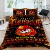 Volunteer Firefighter Quilt Bedding Set