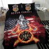 American Never Forget Firefighter Quilt Bedding Set