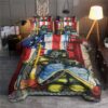 Firefighter Quilt Bed Set