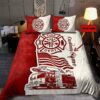 Customize Name Firefighter Quilt Bedding Set
