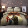 Dad And Son Firefighter Quilt Bedding Set
