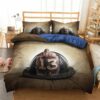 Funny Firefighter Quilt Bedding Set
