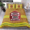 Firefighter Personalized Quilt Bedding Set