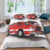 Fire Truck Car Quilt Bedding Set