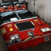 Fire Truck Quilt Bedding Set