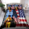Never Forget Firefighter Quilt Bedding Set