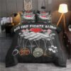 No One Fights Alone Firefighter Quilt Bedding Set