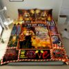 To My Dad Firefighter Quilt Bedding Set