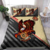 Firefighter US Eagle Quilt Bedding Set