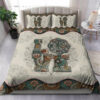 Mandala Style Firefighter Love Quilt Bedding Set