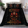 Firefighter Is My World Quilt Bedding Set